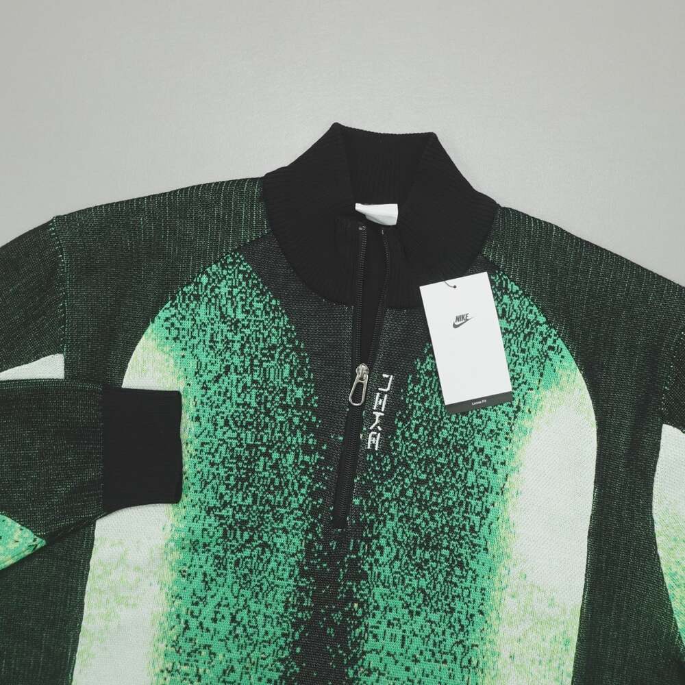 Nike Project F.R.O.G. Thermo Diffuse Knit 1/4 Zip Sweater Men's XL Green NWT